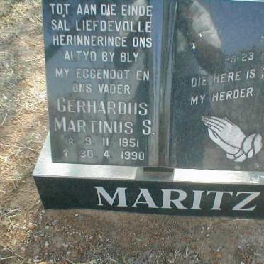 MARITZ Gerhardus Martinus S. 1951-1990