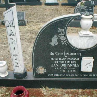 MARITZ Jan Johannes 1907-1986