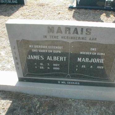 MARAIS James Albert 1927-1990 &amp; Marjorie 1929-