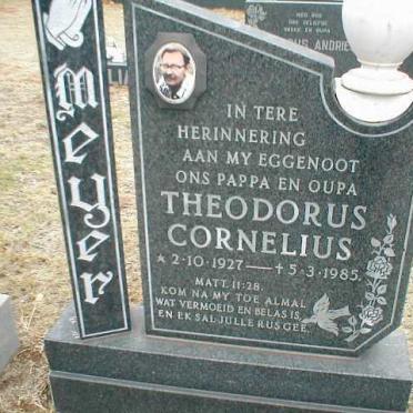 MEYER Theodorus Cornelius 1927-1985
