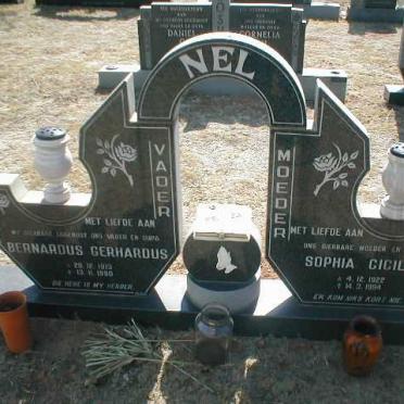 NEL Bernardus Gerhardus 1913-1990 &amp; Sophia Cicilia 1922-1994