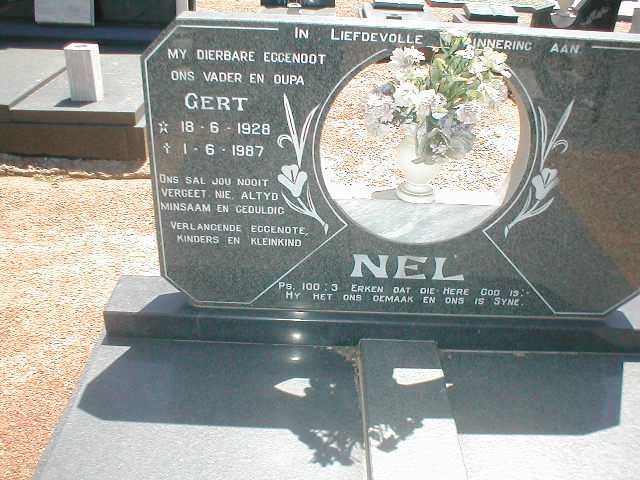 NEL Gert 1928-1987