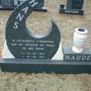 NAUDE Hans 1937-1984