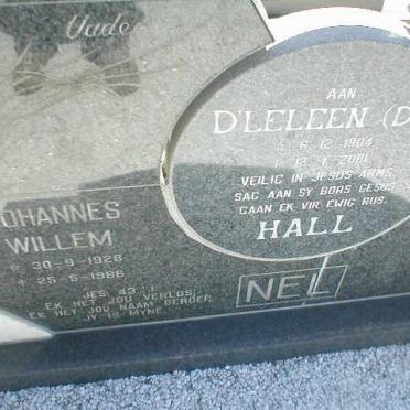 NEL Johannes Willem 1928-1986 :: HALL D'Leleen D.H. 1904-2001