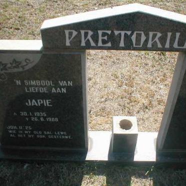 PRETORIUS Japie 1935-1988