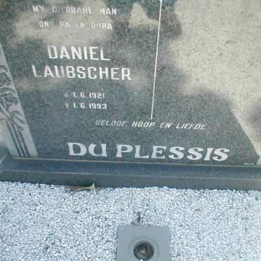 PLESSIS Daniel Laubscher, du 1921-1993