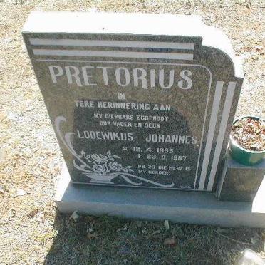 PRETORIUS Lodewikus Johannes 1955-1987