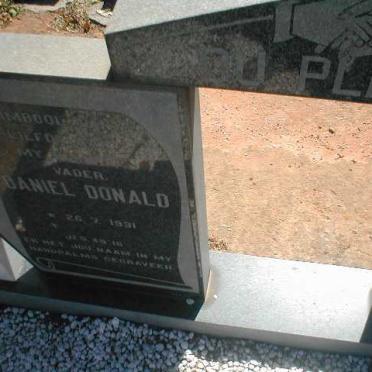 PLESSIS Daniel Donald, du 1931-