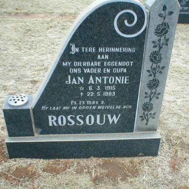 ROSSOUW Jan Antonie 1915-1983