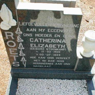 ROETS Catherina Elizabeth geb. STEENKAMP 1935-1994