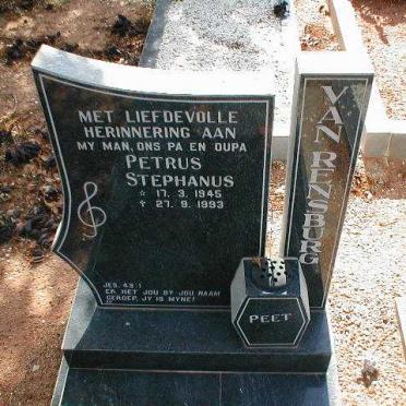 RENSBURG Petrus Stephanus, van 1945-1993