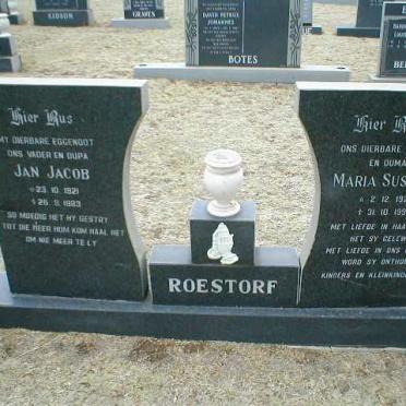 ROESTOF Jan Jacob 1921-1983 &amp; Maria Susanna 1922-1990