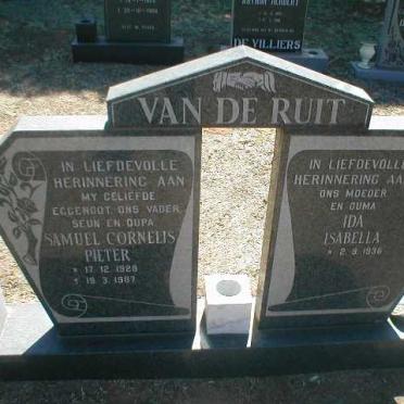 RUIT Samuel Cornelis Pieter, van de 1928-1987 &amp; Ida Isabella 1938-