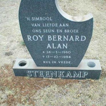 STEENKAMP Roy Bernard Alan 1960-1984