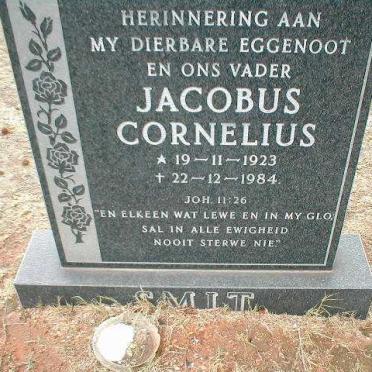 SMIT Jacobus Cornelius 1923-1984
