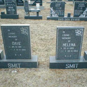 SMIT Dave 1910-1985 &amp; Helena 1905-1994