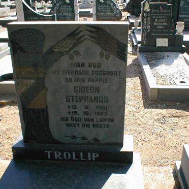 TROLLIP Gideon Stephanus 1951-1983