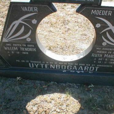 UYTENBOGAARDT Willem Hendrik 1919- &amp; Ruth Margaret 1924-1987
