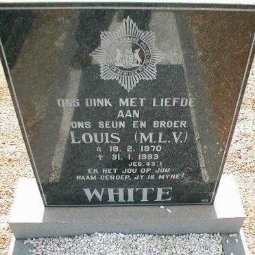 WHITE M.L.V. 1970-1993