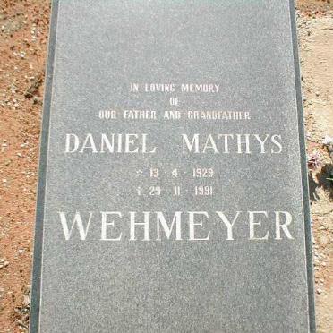 WEHMEYER Daniel Mathys 1929-1991