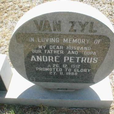 ZYL Andre Petrus, van 1912 - 1988
