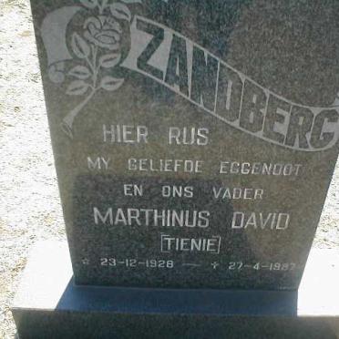 ZANDBERG Marthinus David 1928-1987