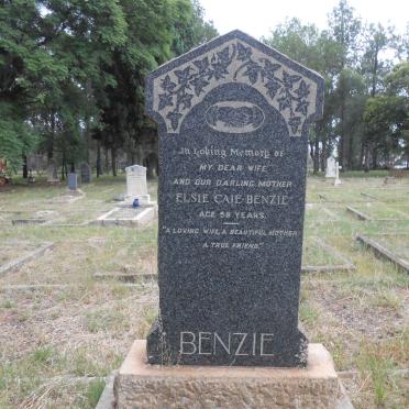 BENZIE  Elsie Caie
