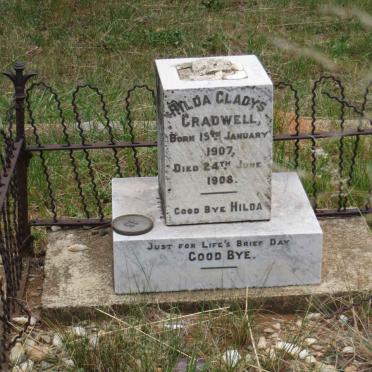 CRADWELL Hilda Gladys 1907-1908
