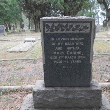 CAIRNS Mary -1934