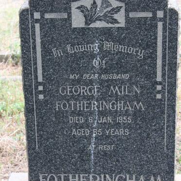 FOTHERINGHAM George Miln -1955