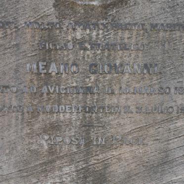 GIOVANNI Meano 1882-1914