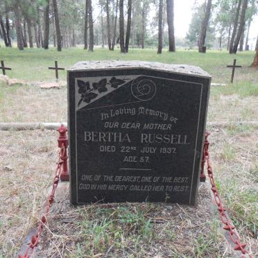 RUSSELL Bertha -1937