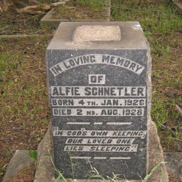 SCHNETLER Alfie 1926-1928