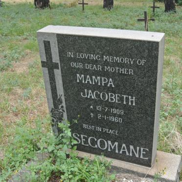 SEGOMANE Mampa Jacobeth 1909-1960