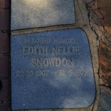 SNOWDON Edith Nellie 1907-1972 :: DETHIAN Carla Jean 1972-1972_1