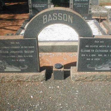 BASSON Willem Johannes 1888-1956 &amp; Elizabeth Catharina  Maria 1896-1977