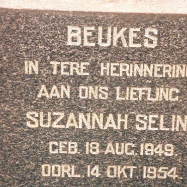 BEUKES Suzannah Selina 1949-1954