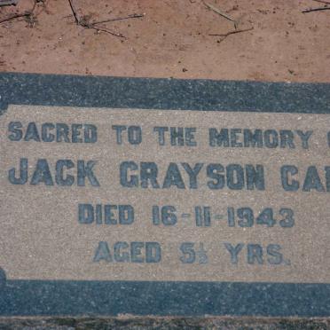 CARY Jack Grayson -1943