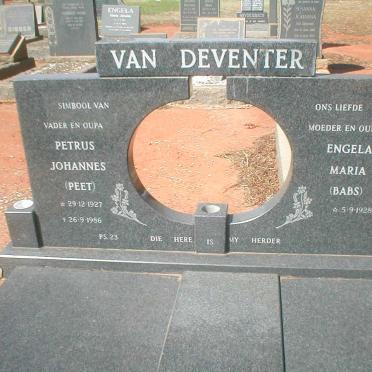 DEVENTER Petrus Johannes, van 1927-1986 &amp; Engela Maria 1928-