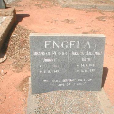 ENGELA Johannes Petrus 1888-1949 &amp; Jacoba Jacomina 1895-1955