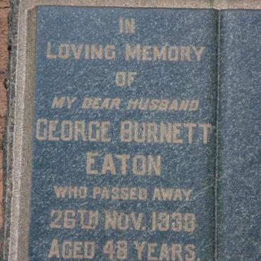 EATON George Burnett -1938