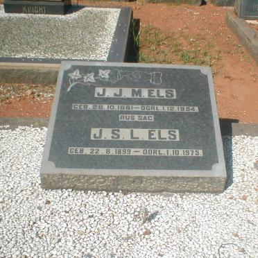 ELS J.J.M. 1881-1954 &amp; J.S.L. 1899-1975