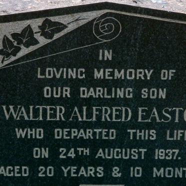 EASTON Walter Alfred -1937