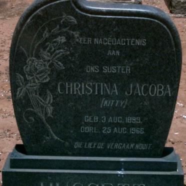 HUGGETT Christina Jacoba 1899-1966