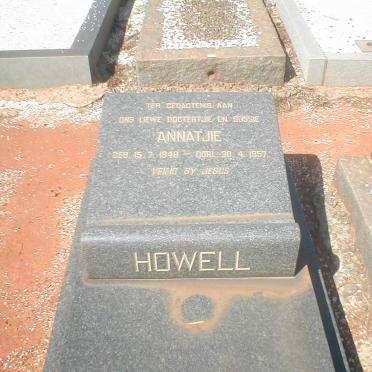 HOWELL Annatjie 1948-1957