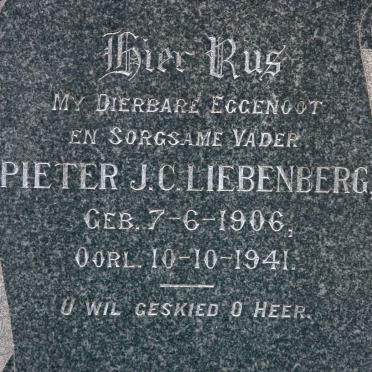 LIEBENBERG Pieter J.C. 1906-1941