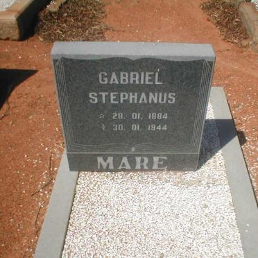 MARE Gabriel Stephanus 1884-1944