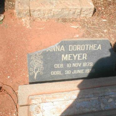 MEYER Anna Dorothea 1879-1956