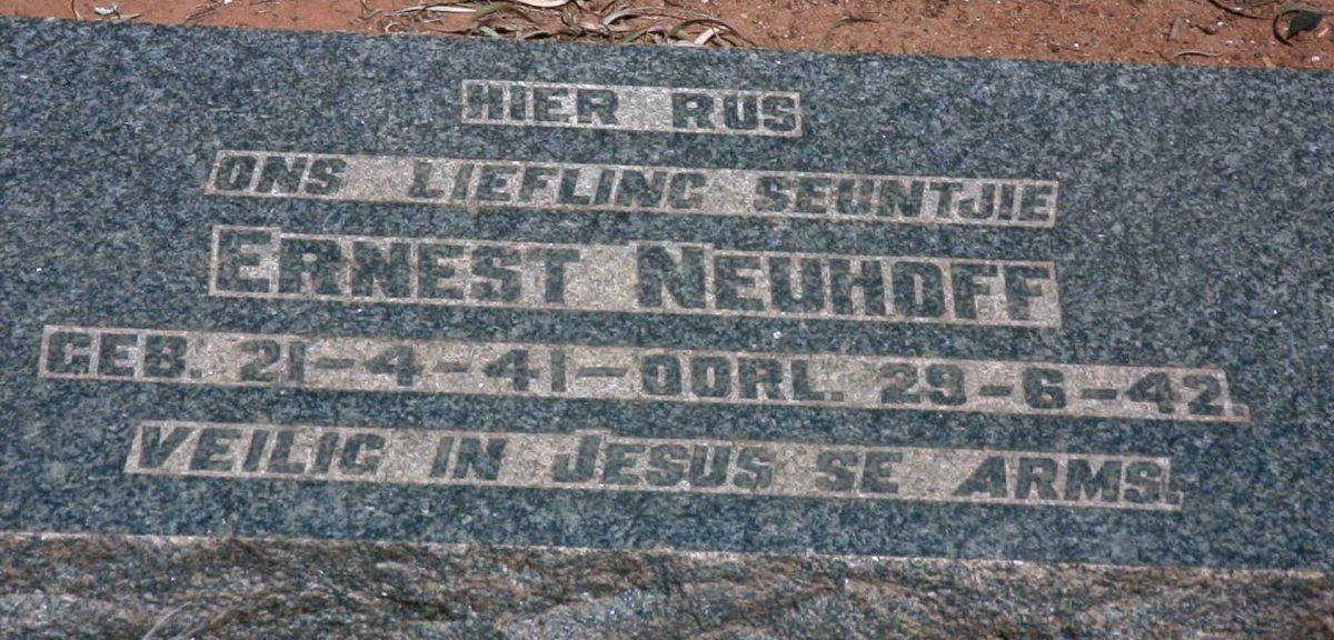 NEUHOF Ernest 1941-1942