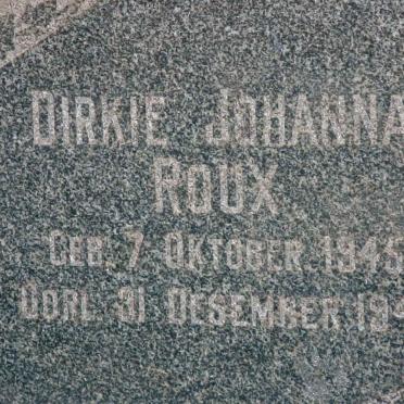 ROUX Dirkie Johanna 1945-1945
